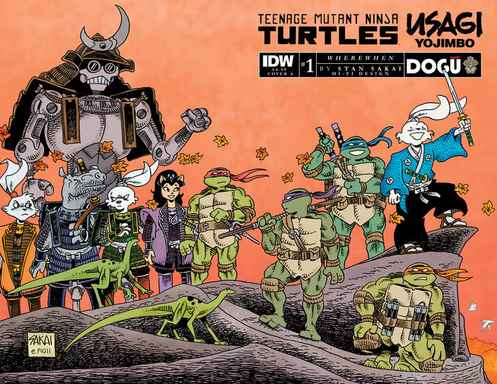 Teenage Mutant Ninja Turtles/Usagi Yojimbo: WhereWhen #1 Cover A (Sakai)