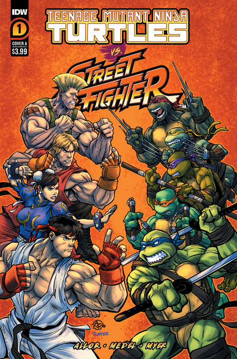 Teenage Mutant Ninja Turtles Vs. Street Fighter #1 Cover A (Medel)