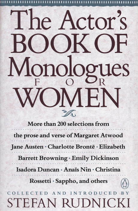 The Actor's Book of Monologues for Women