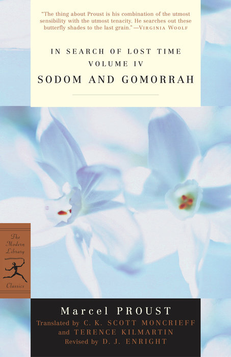 In Search of Lost Time Volume IV Sodom and Gomorrah