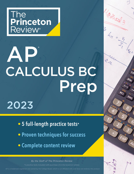 Princeton Review AP Calculus BC Prep, 2023