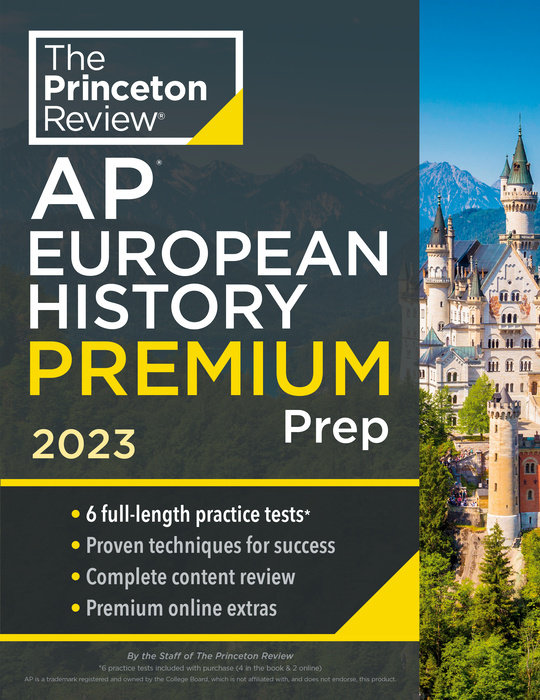 Princeton Review AP European History Premium Prep, 2023