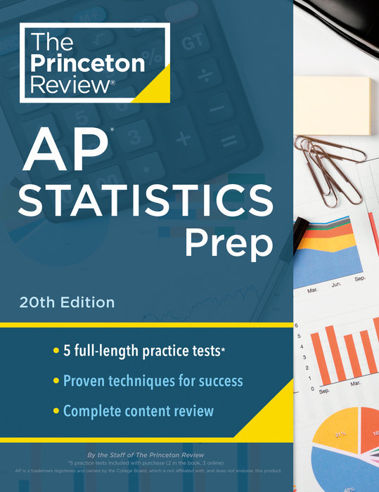 Princeton Review AP Statistics Prep, 20th Edition