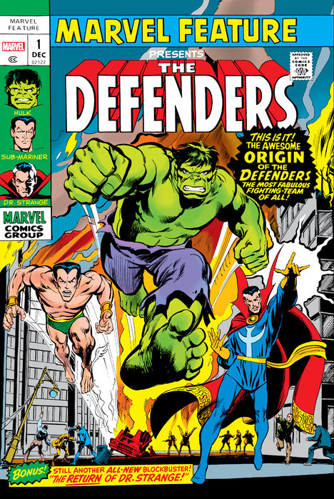 THE DEFENDERS OMNIBUS VOL. 1 HC ADAMS COVER [DM ONLY]