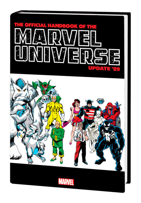 OFFICIAL HANDBOOK OF THE MARVEL UNIVERSE: UPDATE '89 OMNIBUS HC FRENZ VENOM COVER
