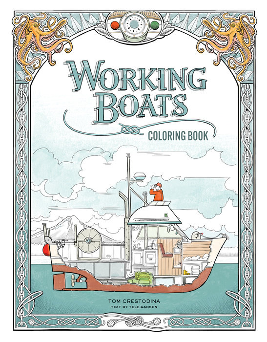 Working Boats Coloring Book