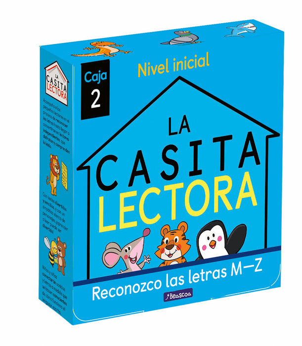 PHONICS IN SPANISH - La casita lectora Caja 2: Reconozco las letras M-Z (Nivel i nicial) / The Reading House Set 2: Letter Recognition M-Z