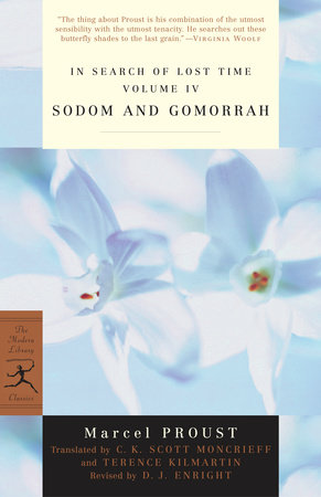 In Search of Lost Time Volume IV Sodom and Gomorrah by Marcel Proust