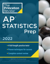 Princeton Review AP Statistics Prep, 2022
