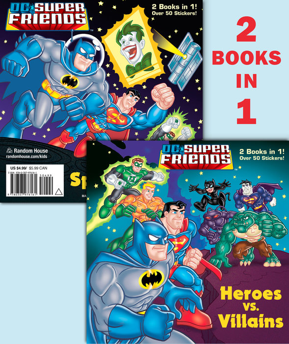 Book cover for Heroes vs. Villains/Space Chase!