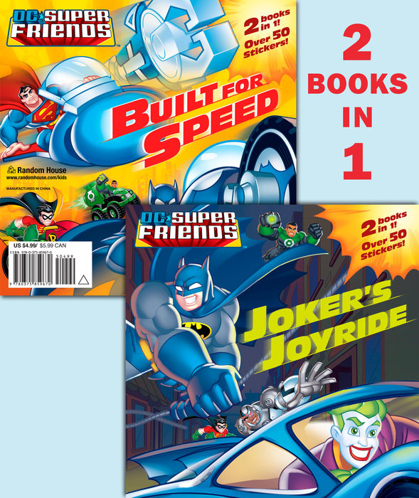 Cover of Joker\'s Joyride/Built for Speed (DC Super Friends)