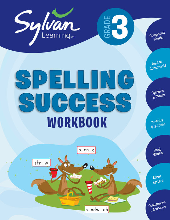 Cover of 3rd Grade Spelling Success Workbook