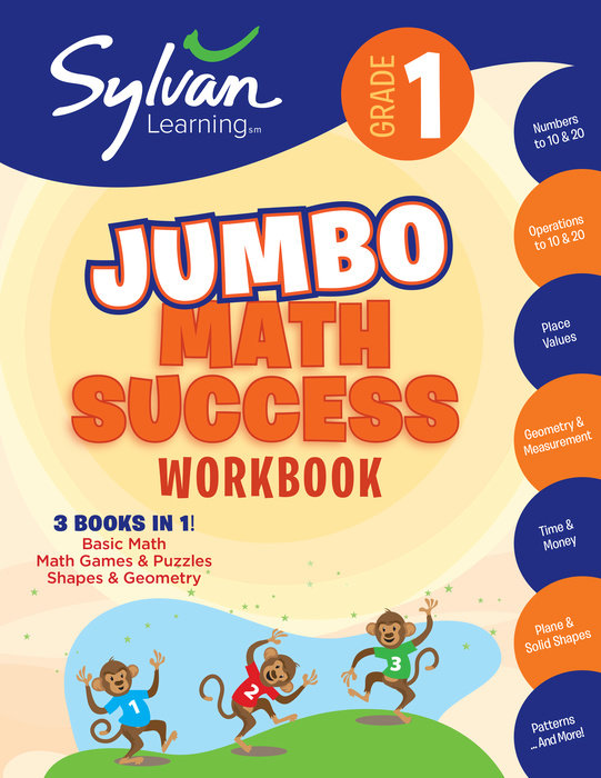 Cover of 1st Grade Jumbo Math Success Workbook