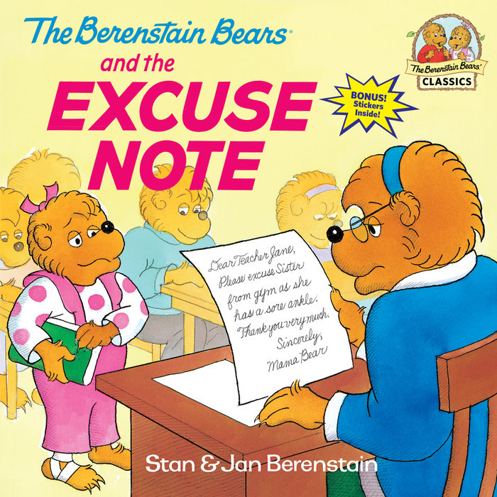 Cover of The Berenstain Bears and the Excuse Note