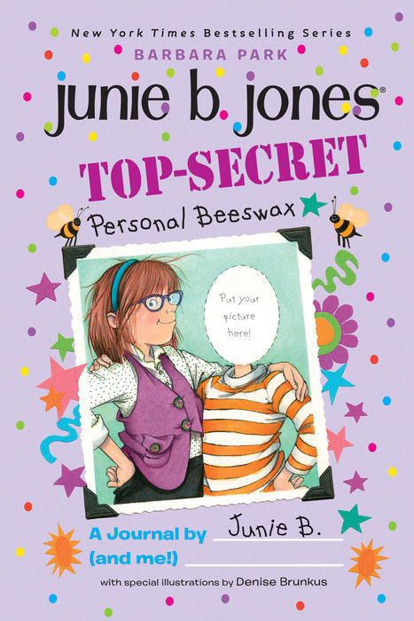 Book cover for Top-Secret, Personal Beeswax: A Journal by Junie B. (and me!)