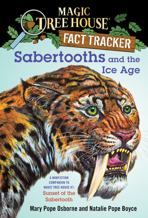 Book cover for Sabertooths and the Ice Age