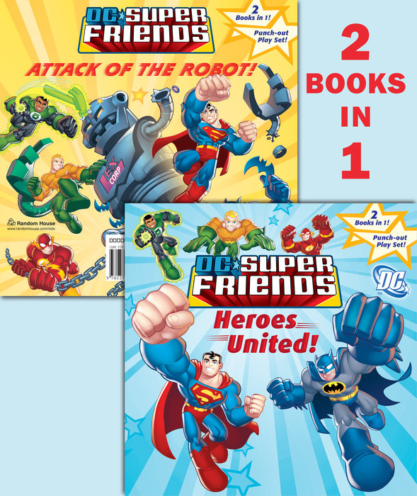 Book cover for Heroes United!/Attack of the Robot
