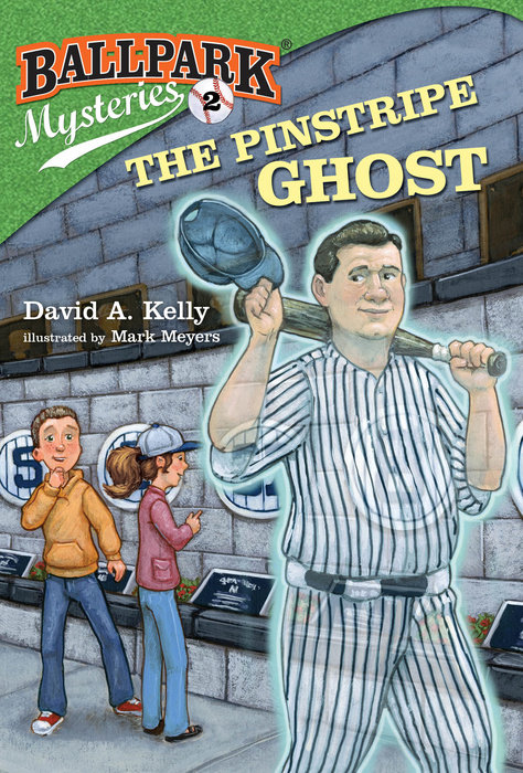 Book cover for Ballpark Mysteries #2: The Pinstripe Ghost