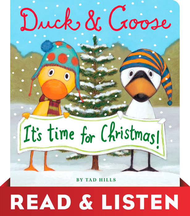 Book cover for Duck & Goose, It\'s Time for Christmas! Read & Listen Edition