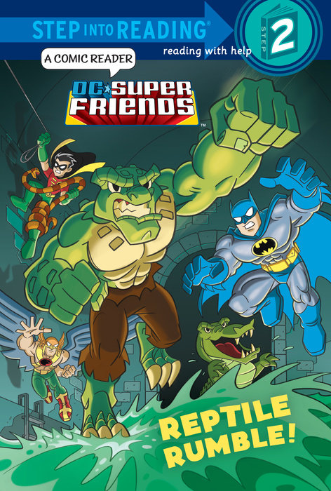 Book cover for Reptile Rumble! (DC Super Friends)