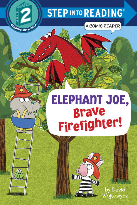 Cover of Elephant Joe, Brave Firefighter! (Step into Reading Comic Reader)