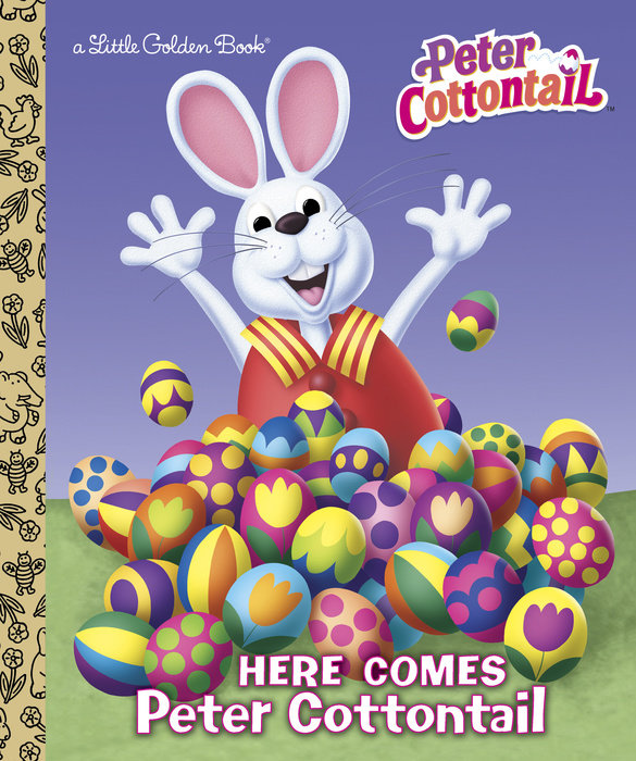 Book cover for Here Comes Peter Cottontail Little Golden Book (Peter Cottontail)