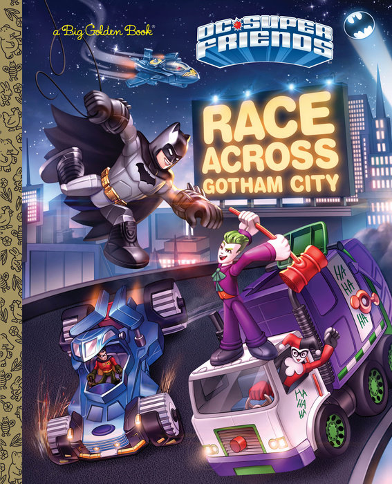 Book cover for Race Across Gotham City