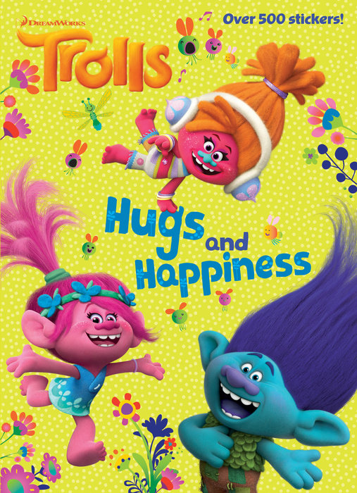 Book cover for Hugs and Happiness (DreamWorks Trolls)