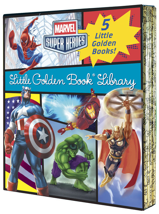 Cover of Marvel Little Golden Book Library (Marvel Super Heroes)