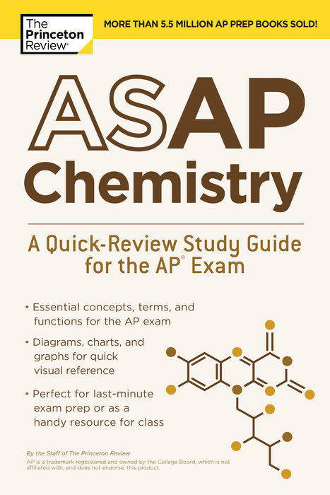 Cover of ASAP Chemistry: A Quick-Review Study Guide for the AP Exam