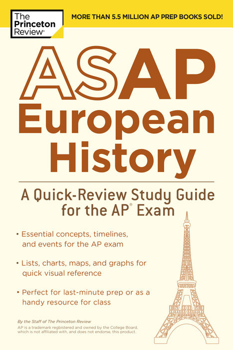 Cover of ASAP European History: A Quick-Review Study Guide for the AP Exam