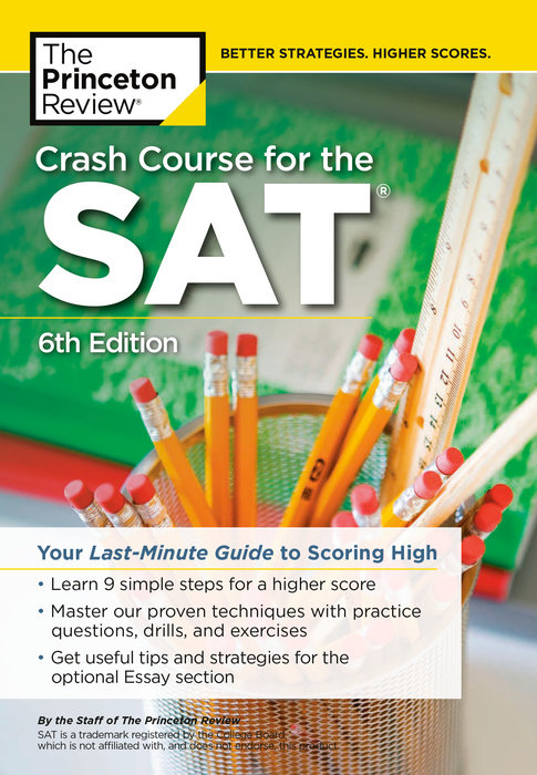 Cover of Crash Course for the SAT, 6th Edition