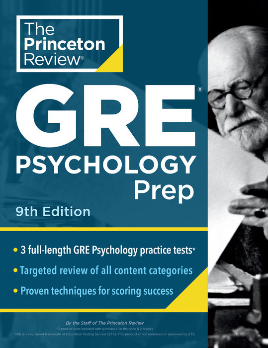 Cover of Princeton Review GRE Psychology Prep, 9th Edition