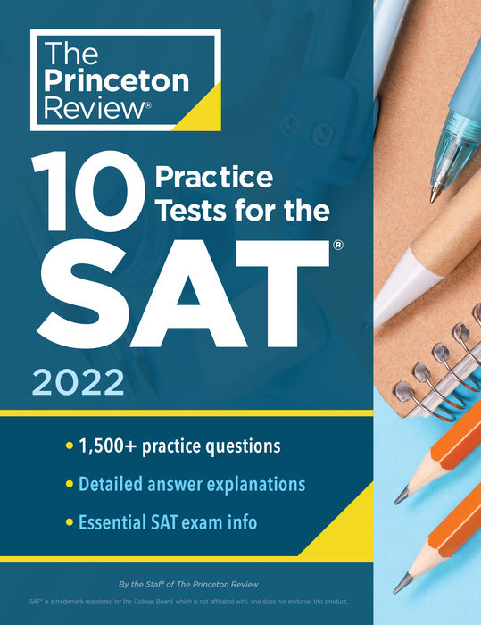 Cover of 10 Practice Tests for the SAT, 2022