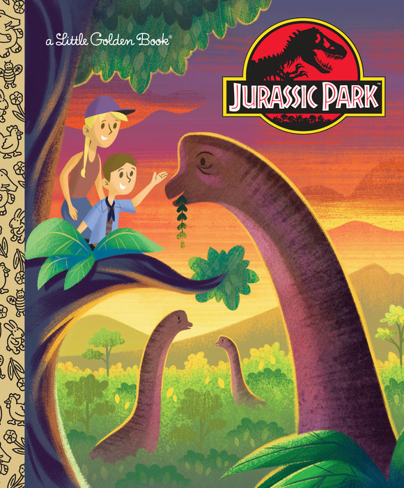 Book cover for Jurassic Park Little Golden Book (Jurassic Park)