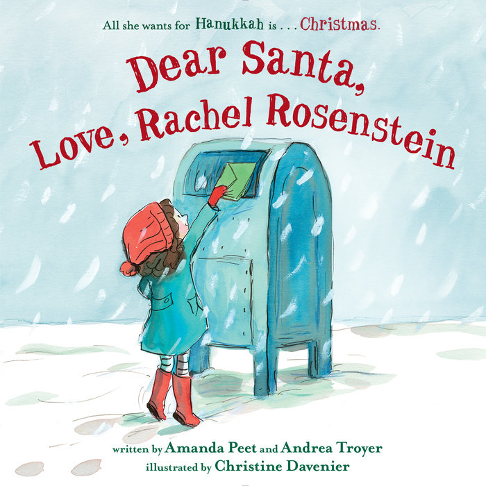 Book cover for Dear Santa, Love, Rachel Rosenstein