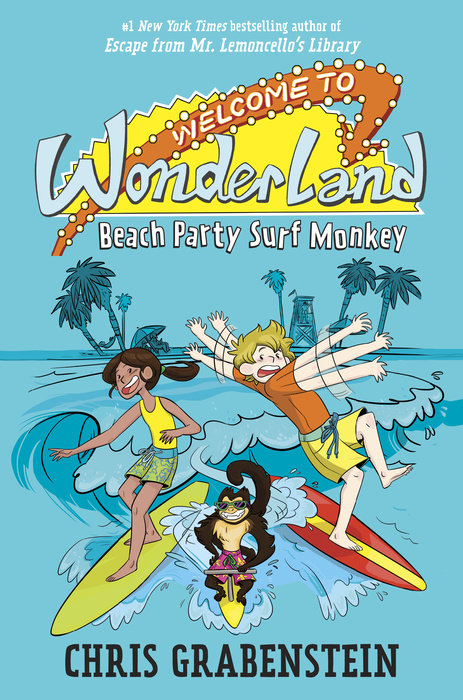 Book cover for Welcome to Wonderland #2: Beach Party Surf Monkey