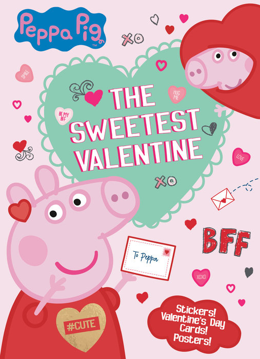 Book cover for The Sweetest Valentine (Peppa Pig)