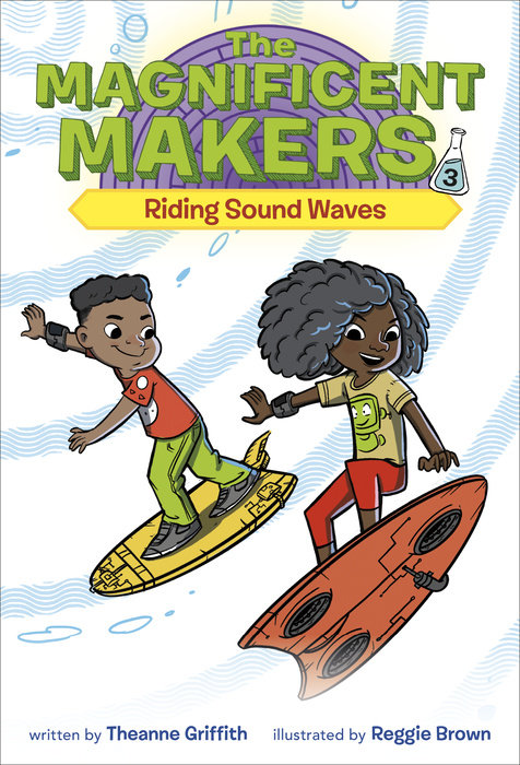 Book cover for The Magnificent Makers #3: Riding Sound Waves
