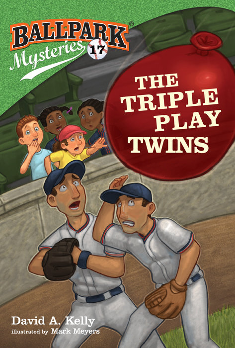 Cover of Ballpark Mysteries #17: The Triple Play Twins