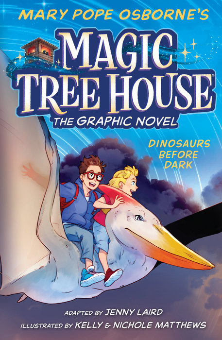 Book cover for Dinosaurs Before Dark Graphic Novel