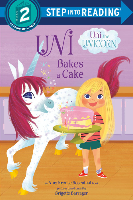 Book cover for Uni Bakes a Cake (Uni the Unicorn)
