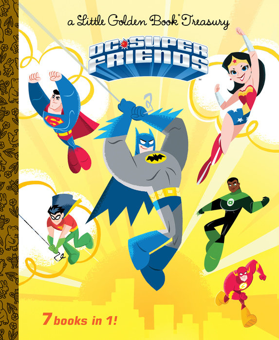 Book cover for DC Super Friends Little Golden Book Treasury (DC Super Friends)