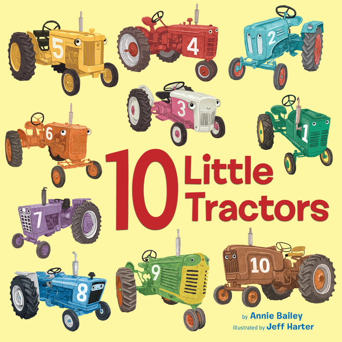 Cover of 10 Little Tractors