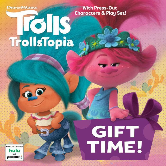 Book cover for Gift Time! (DreamWorks Trolls)