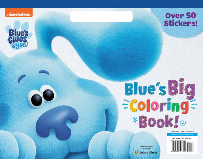 Cover of Blue\'s Big Coloring Book (Blue\'s Clues & You)