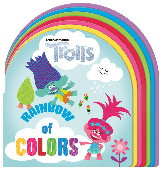 Book cover for Rainbow of Colors (DreamWorks Trolls)