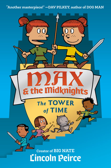 Cover of Max and the Midknights: The Tower of Time