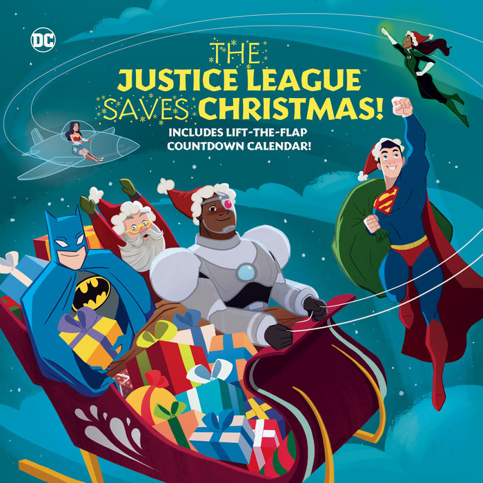 Cover of The Justice League Saves Christmas! (DC Justice League)