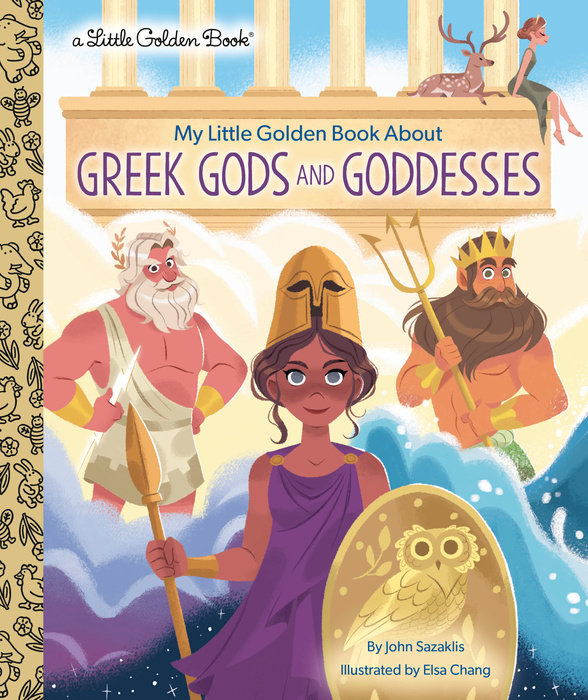 Cover of My Little Golden Book About Greek Gods and Goddesses